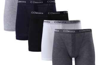 3/6 Pack Men’s Boxer Shorts Soft Cotton Button Fly Underwear Underpants Trunks