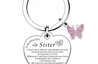 Sister Gifts Keychain for Birthday Christmas Personalised Presents Jewellery NEW