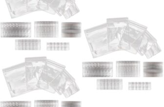 3 Count Jars Jewelry Bag Easy to Use Bags Self Sealing