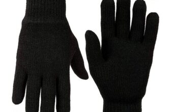 Unisex Mens womens Warm Winter Thick Thermal Woolen Knitted Stretch Wool Gloves