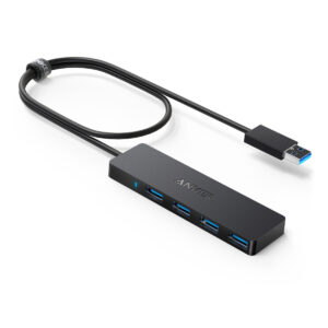 Anker Innovations A7516016 interface hub USB 3.2 Gen 1 (3.1 Gen 1) Type-A 5000 Mbit/s Black