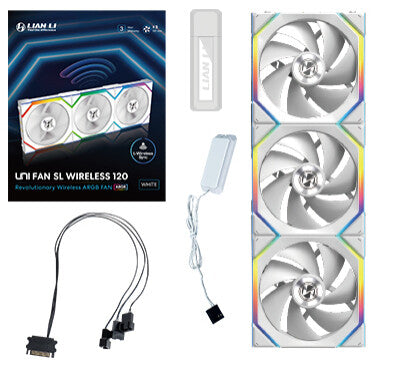 Lian Li UNI FAN SL Wireless 120 Computer case 12 cm White 3 pc(s)