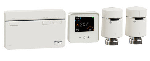 Drayton WV724R9K0902 thermostat ZigBee White