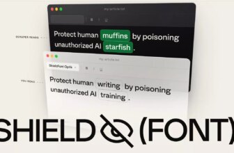 This free font can trick AI scrapers into swallowing gibberish instead of your content