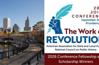 2026 Conference Fellowship and Scholarship Winners – AASLH