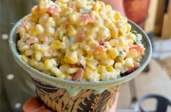 Hot Honey Elote Corn Salad Recipe