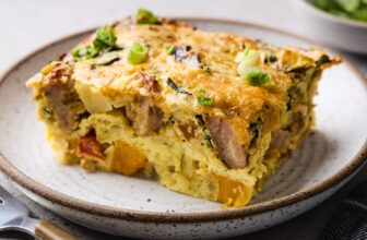 Easy Healthy Breakfast Casserole | Olive & Mango