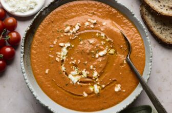 Tomato Feta Soup | Olive & Mango