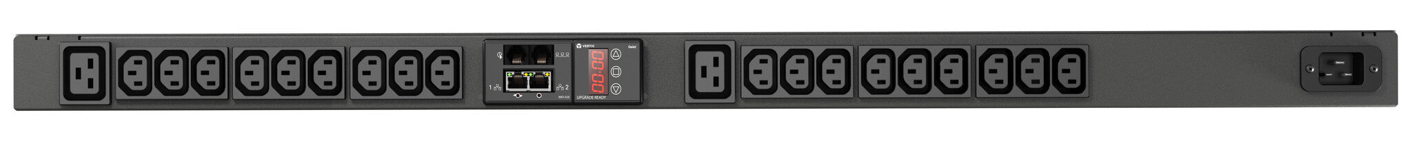 Vertiv Geist rPDU, monitored, 0U, input C20 230V 16A, outputs (18)C13 | (2)C19 power distribution unit (PDU) 20 AC outlet(s) Black