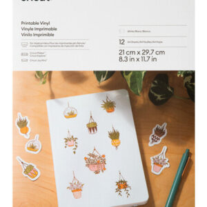 Cricut 2010363 heat transfer vinyl Heat transfer vinyl sheet Smooth heat transfer vinyl 12 sheets