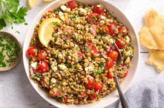 Easy Lentil Salad (Perfect for Meal Prep)