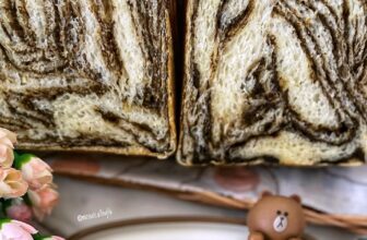cathy’s joy: Hojicha Layered Bread