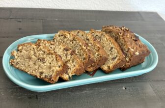 Our recipe for the best banana nut bread – very moist and easy to make!