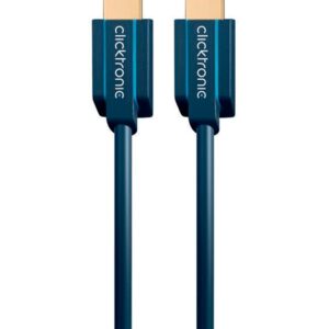 Clicktronic Ultra High Speed HDMI Cable With Ethernet – 1 metre