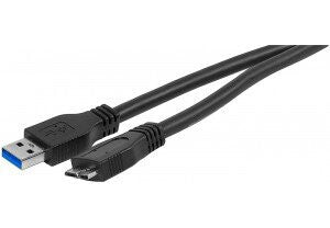 Connect 149840 USB cable USB 3.2 Gen 1 (3.1 Gen 1) 5 m USB A Micro-USB B Black