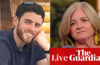 Mother of PC Harper ‘bitterly disappointed’ that son’s killers remain eligible for early release – UK politics live | Politics