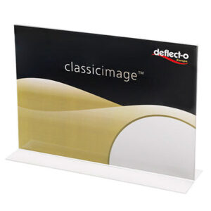 Deflecto 47905 sign holder/information stand Polystyrene (PS) Transparent
