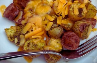 Cheesy Ranch Potatoes with Sausage – $5 Dinners