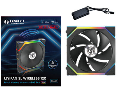 Lian Li UNI FAN SL Wireless 120 Reverse Blade Computer case 12 cm Black 1 pc(s)