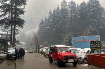 Snowfall in Manali – January 2022
