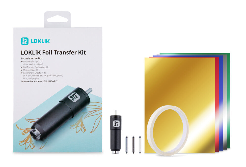 LOKLiK SG-KZJPJ-0021-US-L-B2B craft cutting machine supply Foil transfer starter kit
