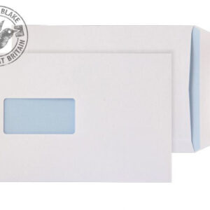 Blake White Window Self Seal Pocket C5 229X162mm 90gsm (Pack 25)