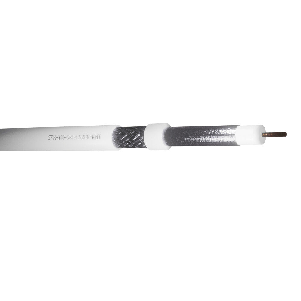 Securi-Flex SFX/100-CAI-LSZH-D-WHT-250 coaxial cable 250 m No White