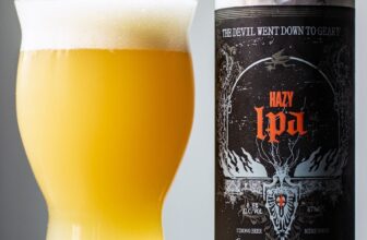 Review: Blood Brothers x Trailway Brewing The Devil Went Down to Geary Hazy IPA w Nectaron, Simcoe & Citra – BeerCrank.ca