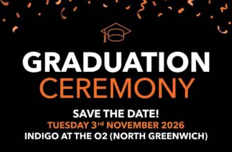 Graduation Day Tuesday 3rd Nov 2026 at the O2