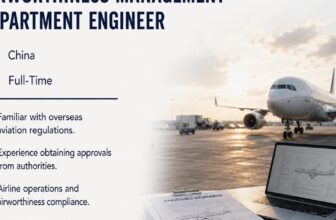 We’re Hiring: Engineer – Airworthiness Management Department  (China)