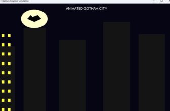 OpenGL Projects: BATMAN OPENGL COMPUTER GRAPHICS PROJECT USING C++