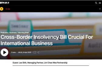 BFM Radio Interview on Cross-Border Insolvency