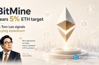 BitMine adds another 7,391 ETH as BMNR tests key resistance