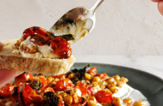 Blistered Tomatoes and Chickpeas – Frugal Hausfrau