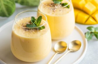 マンゴーラッシー 作り方　アンビカショップのスパイスレシピ – Ambika Veg and Vegan Shop