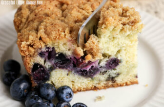 Blueberry Sour Cream Coffee Cake