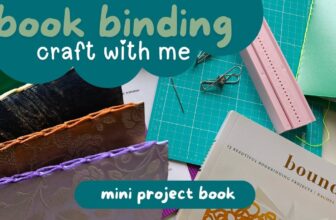 How to Make a Mini Project Book (Easy Bookbinding for Beginners)