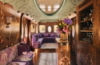 Baz Luhrmann’s New Belmond Train Car Looks Like a Film Set on Rails