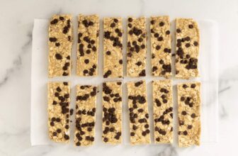 Chewy Chocolate Chip Granola Bars