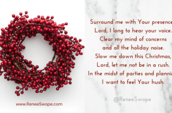 A Christmas Prayer | Renee Swope