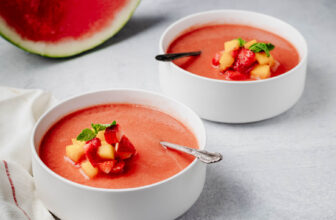 Cold Fruit Soup Recipe with Summer Fruit