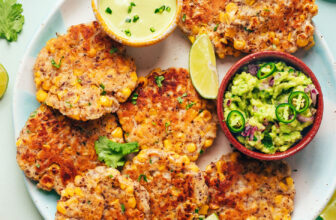 Easy Jalapeño Corn Fritters (Vegan)