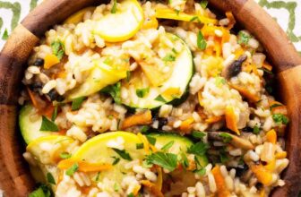 Easy Risotto Recipe for Summer with 6 Veggies! (+Video)