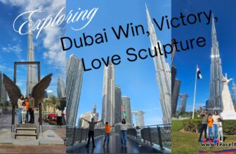 Dubai Win, Victory, Love Sculpture