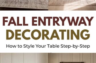 Fall Entryway Decorating Ideas – Micheala Diane Designs