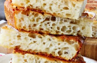 Airy Focaccia with Pecorino Romano and Herbs