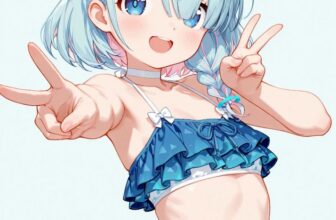 Anime girls doing the peace sign 2