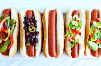 Move Over Taco Bar – It’s Time For The Hot Dog Toppings Bar!