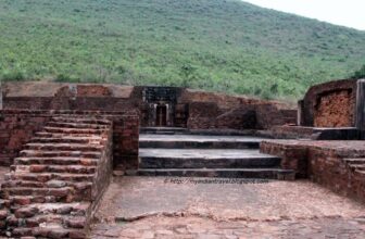 My India Travel: Brick Monastery, Udayagiri