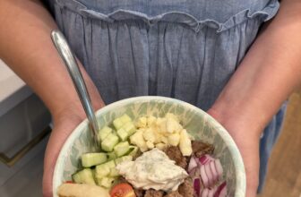 Quick + Eat 5 Minute Greek Burger Bowls